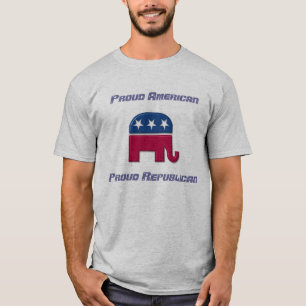 Camiseta Republicano orgulloso americano orgulloso