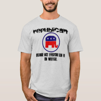 Camiseta Republicano, porque no cada uno puede estar en