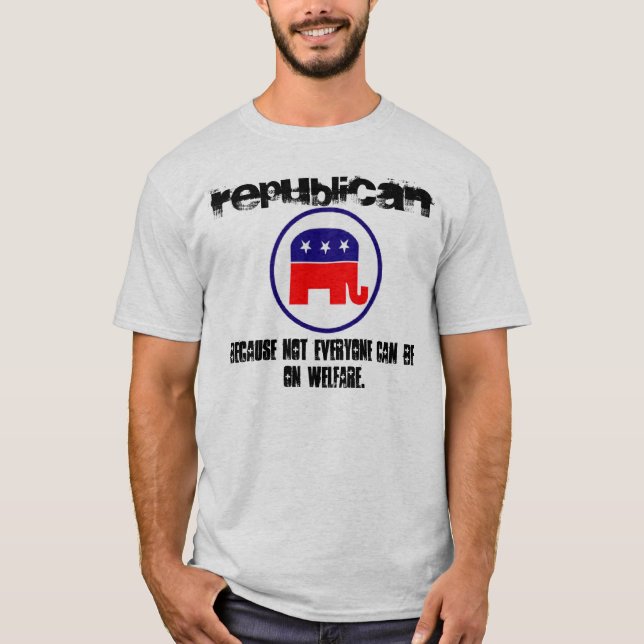 Camiseta Republicano, porque no cada uno puede estar en (Anverso)