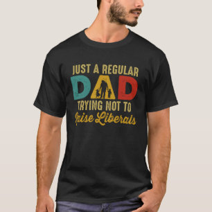 Camiseta Republicano Solo Un Papá Regular Tratando De No Cr
