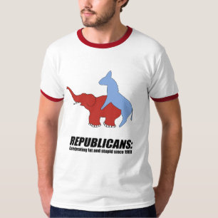 Camiseta Republicanos - celebración gorda y estúpida