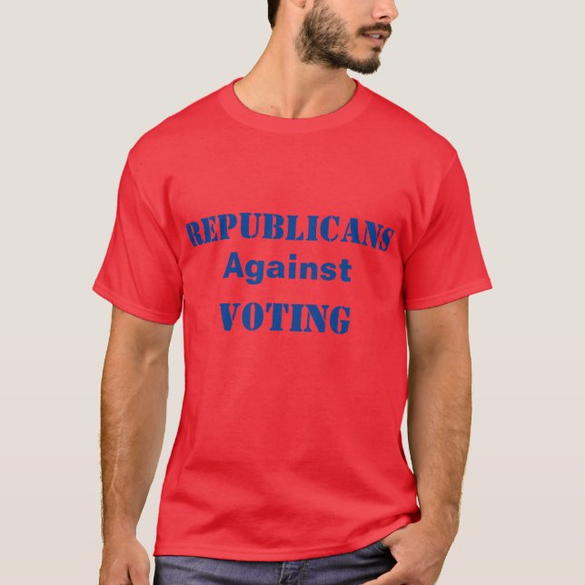 Camiseta Republicanos contra la votación (Anverso)