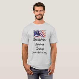 Camiseta Republicanos contra Trump, país antes que Fiesta