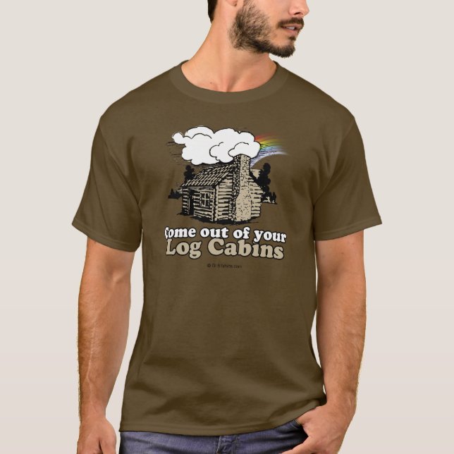 CAMISETA REPUBLICANOS DE LA CABAÑA DE MADERA (Anverso)