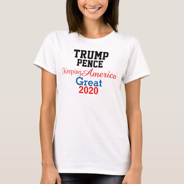 Camiseta Republicanos de Trump Pence 2020 (Anverso)