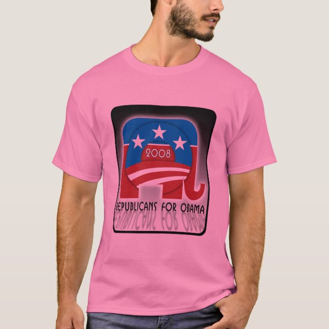 Camiseta Republicanos para Obama (Anverso)