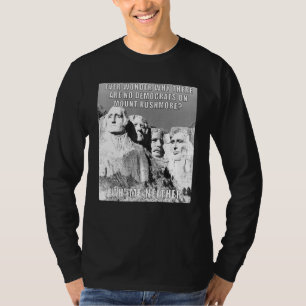 Camiseta Republicanos políticos Monte Rushmore Demócratas
