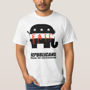 Camiseta Republicanos - poniendo la estafa detrás en