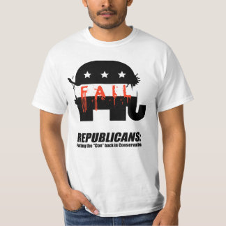 Camiseta Republicanos - poniendo la estafa detrás en