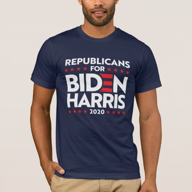 CAMISETA REPUBLICANOS POR BIDEN HARRIS (Anverso)