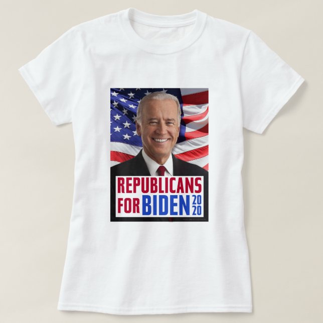 Camiseta Republicanos por Joe Biden 2020 Presidente de Esta (Diseño del anverso)