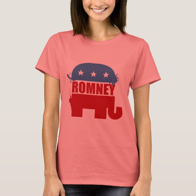 Camiseta Republicanos por Romney (Anverso)