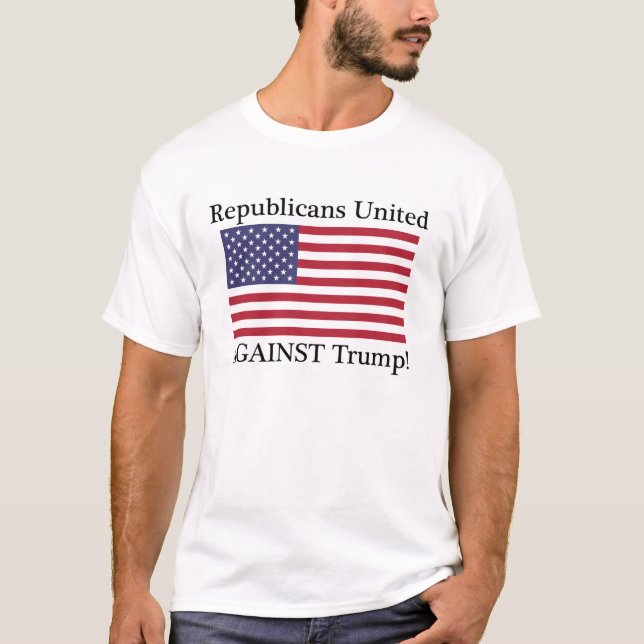 Camiseta Republicanos unidos contra el triunfo (Anverso)