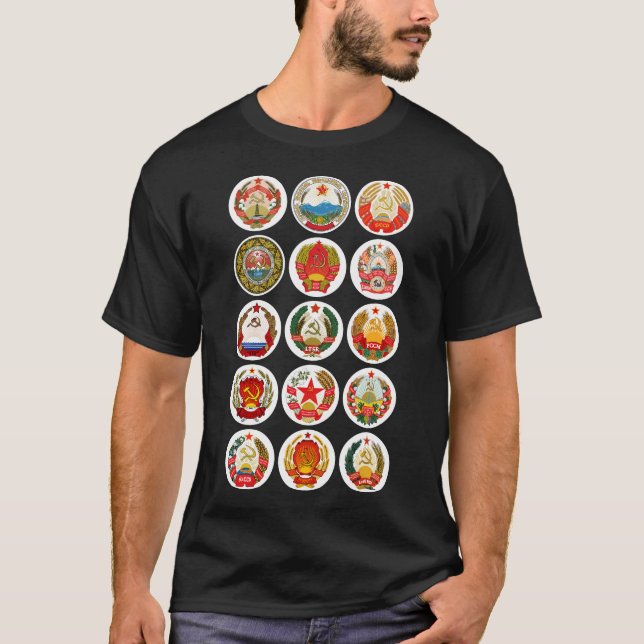 Camiseta Repúblicas de la Unión Soviética (Anverso)
