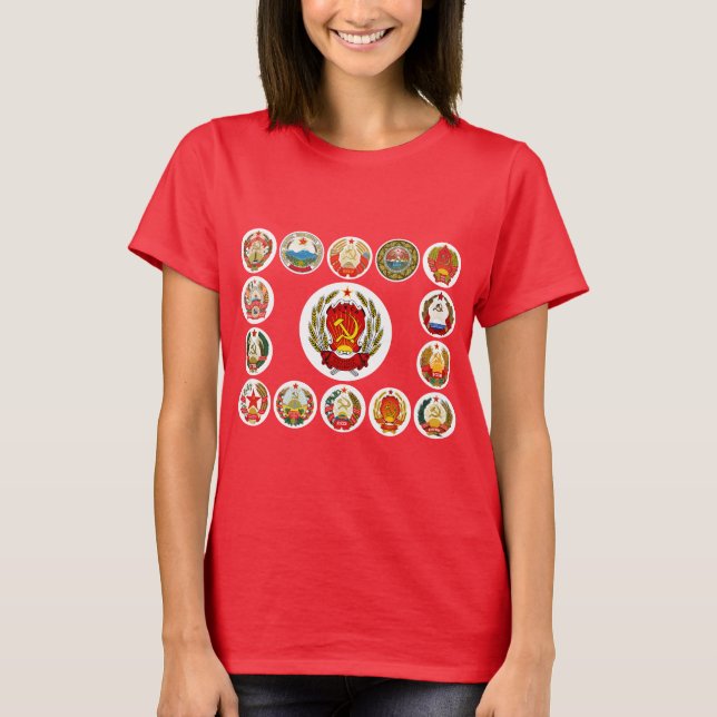 Camiseta Repúblicas de la Unión Soviética (Anverso)