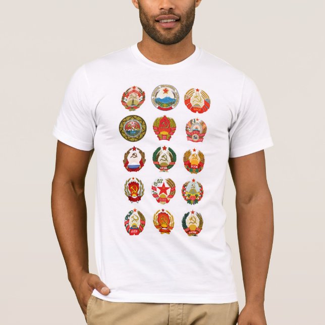 Camiseta Repúblicas de la Unión Soviética (Anverso)