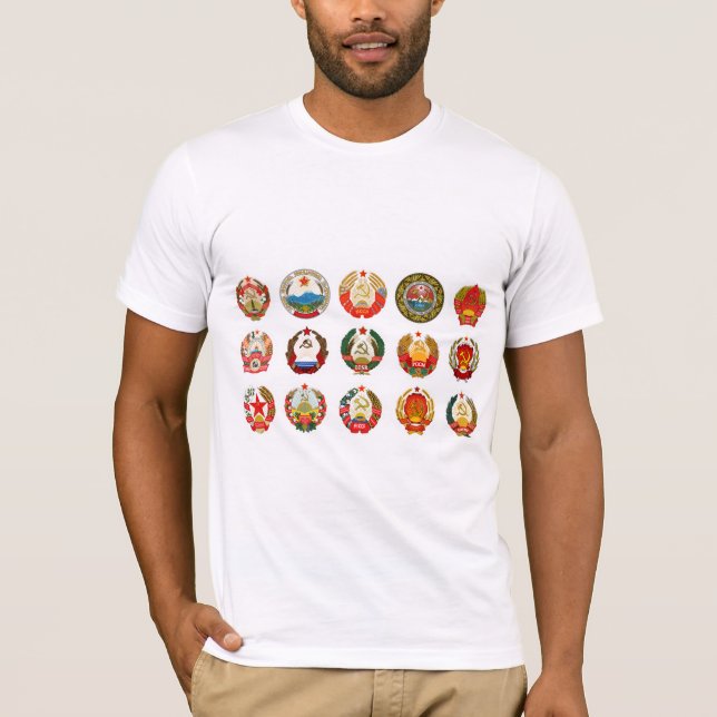 Camiseta Repúblicas de la Unión Soviética (Anverso)