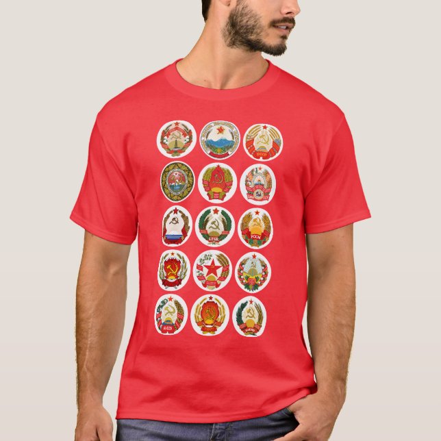 Camiseta Repúblicas de la Unión Soviética (Anverso)