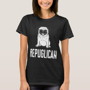 Camiseta Repuglicana De Perro Pug