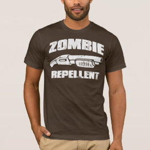 Camiseta repulsivo del zombi - la escopeta