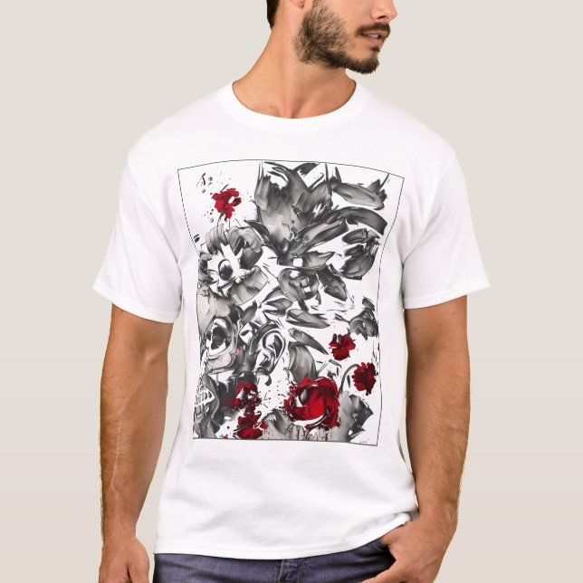 Camiseta "Requiem in Crimson" (Anverso)