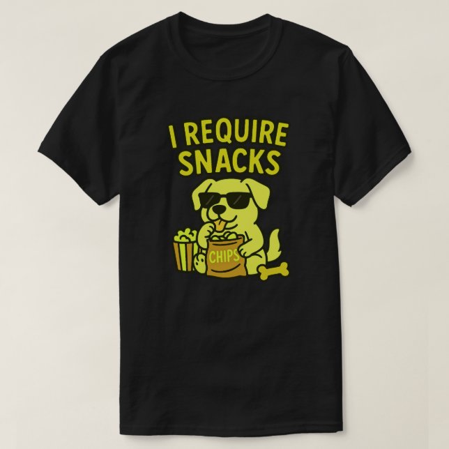 CAMISETA REQUIERO APERITIVOS (Diseño del anverso)