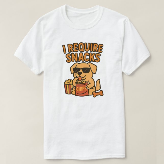 CAMISETA REQUIERO APERITIVOS (Diseño del anverso)