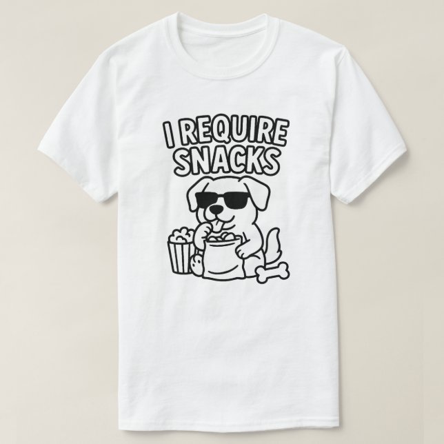 CAMISETA REQUIERO APERITIVOS (Diseño del anverso)
