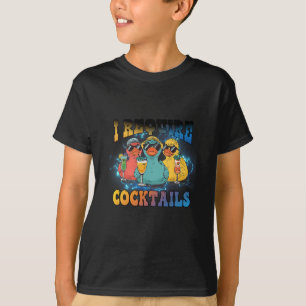 Camiseta Requiero Crucero de Cola Pato Bebiendo Vacaciones