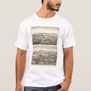 Camiseta Res color de rosa, aterrizaje caliente de la