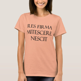 Camiseta Res Firma Mitescere Nescit Ladies Burnout