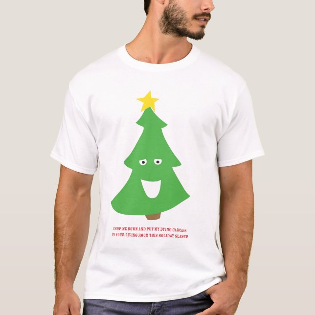 Camiseta Res muerta del árbol de navidad (Anverso)