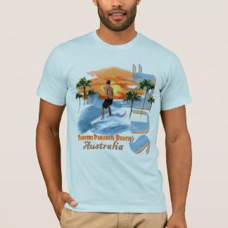 Camiseta ¡RESACA de la playa del paraíso de la persona que