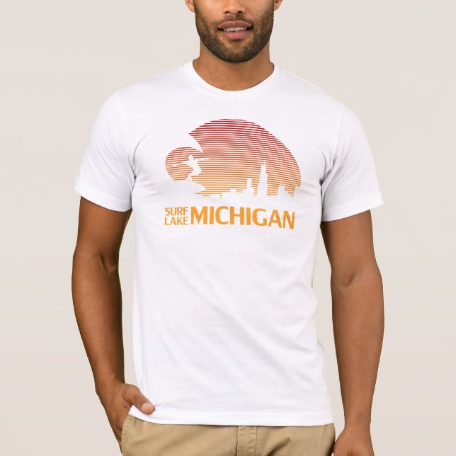 Camiseta ¡Resaca el lago Michigan! (Anverso)