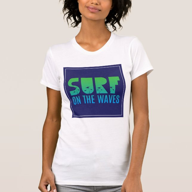 Camiseta Resaca en el poster de las ondas (Anverso)