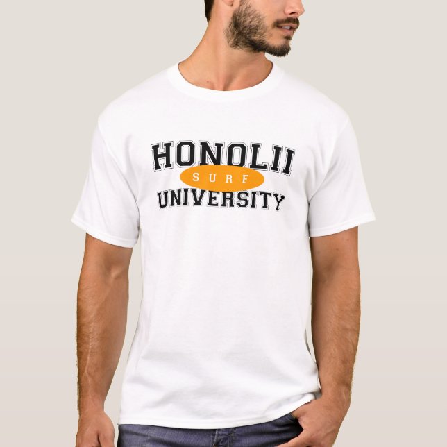 Camiseta Resaca Hawaii de la universidad de Honolii (Anverso)