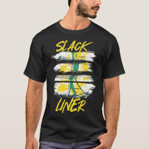 Camiseta Resalte de trinquete de la línea de inclinación de
