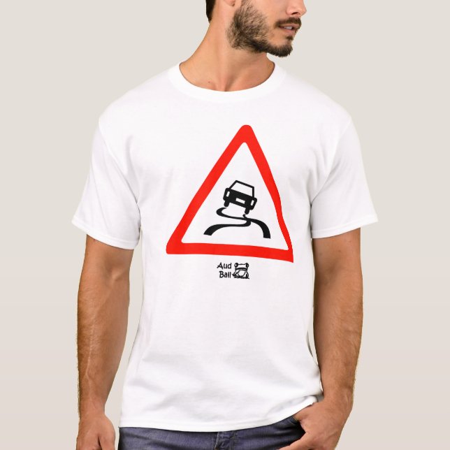 Camiseta Resbaladizo cuando es mojado (Anverso)