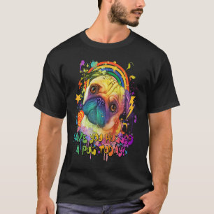 Camiseta Rescata a un Pug Hoy Rescate Perro Bulldog Holandé
