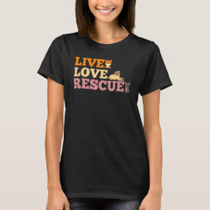 Camiseta Rescata Pug Bulldog Francés Shiba Inu Amor Vida Ma
