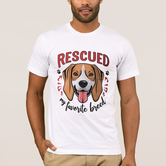 Camiseta Rescatado con amor (Anverso)
