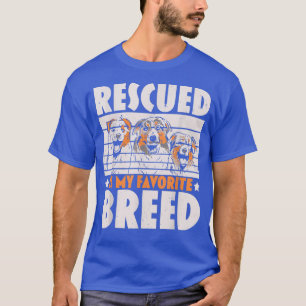 Camiseta Rescatado es mi animal favorito para rescatar anim