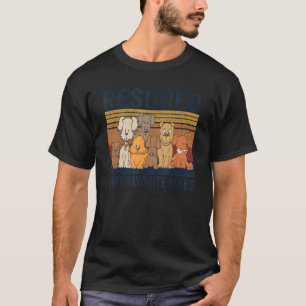 Camiseta Rescatado es mi madre de perro de la raza favorita
