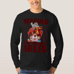 Camiseta Rescatado es mi raza favorita Perros de raza anima