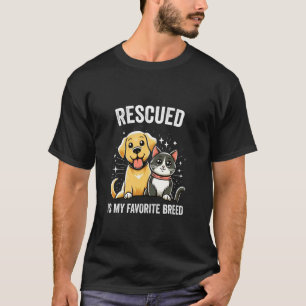 Camiseta RESCATADO ES MI RAZA FAVORITA Rescate de Animales