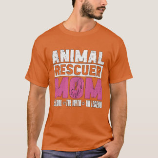 Camiseta Rescatador de animales Momhe Idolhe Mythhe Rescata