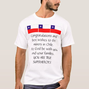 CAMISETA RESCATAN A LOS MINEROS CHILENOS