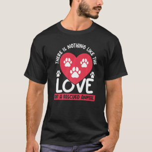 Camiseta Rescatar a los animales No Un Mayor Mascota De Amo