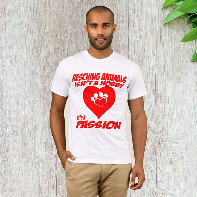 Camiseta Rescatar animales (Subido por el creador)