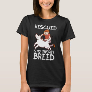 Camiseta Rescatar Salvar Amor Rescate de Animales Lindo Pe